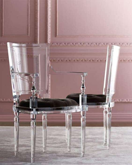 lucite chairs