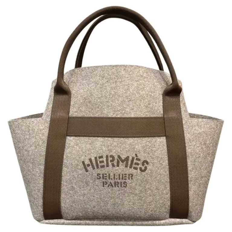Hermes Felt Grooming Bag